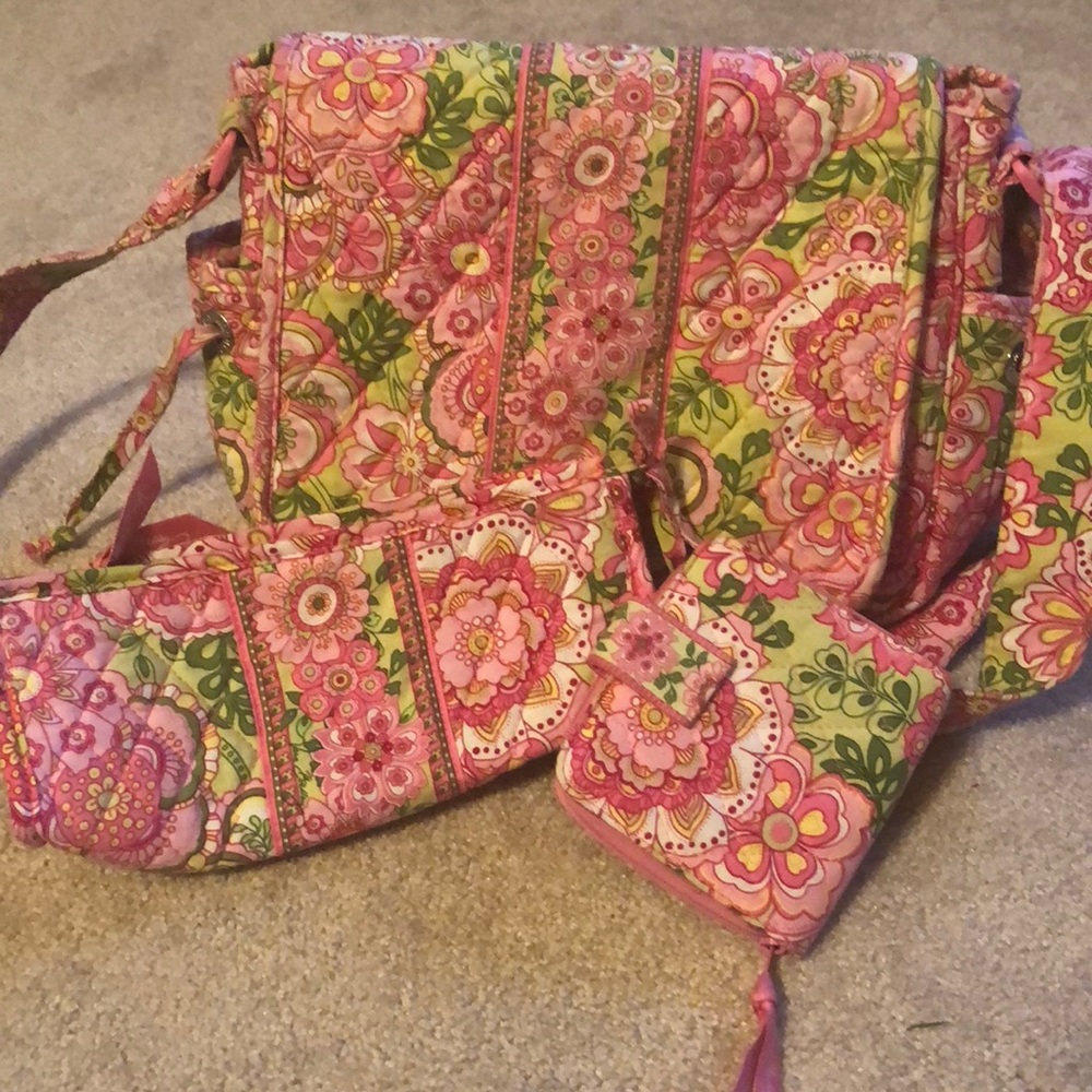 Vera Bradley purse, wallet and pencil case
